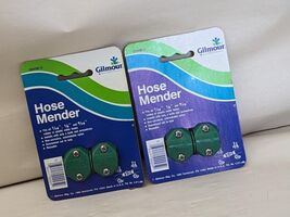 2 lot Gilmour Rubber &amp; Plastic Hose Mender Splicer Connector 7/16" 1/2" ... - $9.89