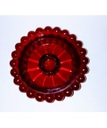 Peltier Glass Ruby Candlestick Holder - $9.90