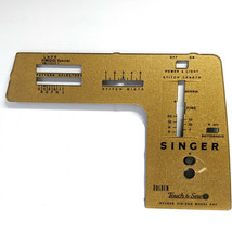 Singer Sewing Machine 640 Touch &amp; Sew Parts Front Face Cover Plate Panel... - £11.81 GBP
