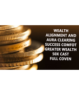 50X WEALTH ALIGNMENT &amp; AURA CLEARING FINANCES SUCCESS MAGICK WITCH Cassia4  - $17.93