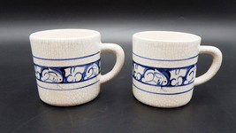 Dedham Pottery Rabbit Bunny Mug Potting Shed Blue White Crackle Ceramic ... - £47.12 GBP