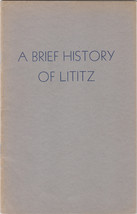 A Brief History of Lititz (Lancaster County, PA, 1947) - £19.75 GBP