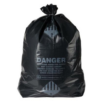 ACM Printed Poly Bags Black 2.1 mil Blended Material 30&quot; X 40&quot; - 100 Count - $47.99