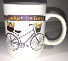 Coffee Mug Cup-“Mom Life Is The Best Life”-Free Gift Wrap-Office Work-NEW-SHIP24 - £9.30 GBP