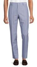HUGO Hugo Boss Blue Cotton Wool Men&#39;s Dress Casual Pants Trouser No Ham ... - £130.78 GBP