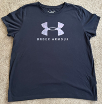Under Armour Shirt Mens 2XL XXL Black Classic Tee T Shirt - $9.49