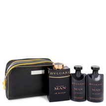 Bvlgari Man In Black 3.4 Oz Eau De Parfum Spray Gift Set - £159.35 GBP