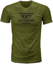 Fly Racing Mens Fly Evolution Tee (2022) Shirt T-Shirt Olive Md - £22.29 GBP