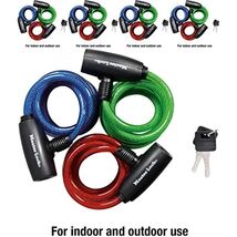 Master Lock 8127TRI Bike Lock Cables with Key, 3 Pack Keyed-Alike - $32.10