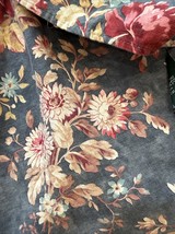 Ralph Lauren Chadwick Blue Floral Ocean Wash Queen Ruffled Bedskirt VINTAGE - $1,109.49 MXN