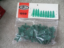 Vintage 1980s HO Scale Heljan Plastic Tree Kit 1050 NOS - $17.82