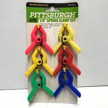 New 6 Piece Pittsburgh 7/8" Spring Clamp Set - $6.95