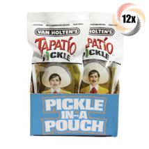 Full Box 12x Pouches Van Holten&#39;s Jumbo Tapatio Salsa Pickle In-A Pouch ... - £22.20 GBP