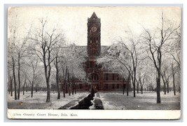 Allen County Court House Iola Kansas KS DB Postcard Y5 - £4.50 GBP