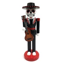 14 Inch Day of The Dead Nutcracker Black - £43.32 GBP