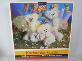 RoseArt Kodacolor 1000 Piece Jigsaw Puzzle Fairy Bears 1991 SEALED - $18.80