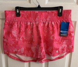 BNWTS WOMENS CHAMPION PINK  ATHLETIC SHORTS SIZE LARGE - £8.55 GBP
