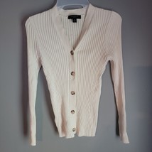 Ann Taylor Loft Cardigan Sweater Size SP  Beige Button Up NWOT - £19.77 GBP