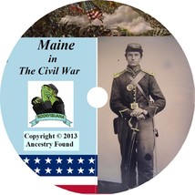 Maine Civil War Books History &amp; Genealogy 48 Books DVD - £5.31 GBP