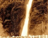 RPPC Horsetail Falls Columbia River Highway Oregon OR UNP DOPS Postcard - $3.33