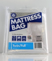 Pratt All-Purpose Mattress Protection Bag 91 in. x 54 in. x 14 in. Twin/Full Fit - £13.06 GBP