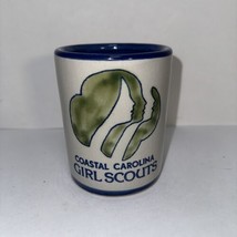 Vintage Lousiville Stoneware Pottery USA Coastal Carolina Girl Scouts Cup - £19.94 GBP