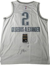 Shai Gilgeous Alexander Signed Autographed OKC Oklahoma Thunder Jersey J... - $276.21