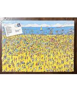 Gt American Puzzle Factory Where&#39;s Waldo On The Beach 100 Pieces 1989 Co... - $173.57 MXN