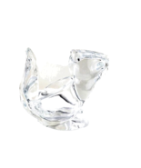 Glass Squirrel Candleholder Nuts Candy Dish - £15.63 GBP