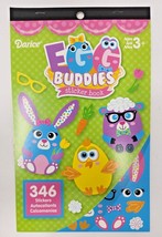 Darice 2017 Egg Buddies Easter Egg Sticker Book 346 Stickers New Package - $6.99
