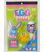 Darice 2017 Egg Buddies Easter Egg Sticker Book 346 Stickers New Package - £5.60 GBP