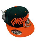 Hat Miami Hurricanes Embroidered City Theme Florida Football Snapback Ad... - $47.45