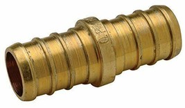 Pex Brass Coupling, 3/4&quot; Barb, Lead Free - £22.04 GBP