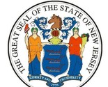 New Jersey State Seal Sticker Decal R547 - $1.95+