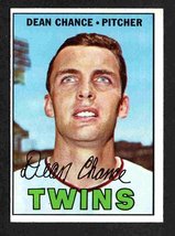 Minnesota Twins Dean Chance 1967 Topps Baseball Card #380 em/nm - £2.95 GBP