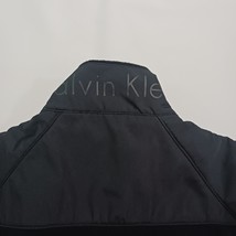 Calvin Klein Tech Fleece Men’s 1/4 Zip Designer Athleisure Black Sweatshirt Sz S image 14