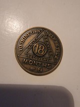 Narcotics Anonymous NA Medallion Chip Token Coin 1991 Wso 18 Months - £20.36 GBP