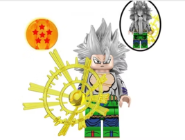 SM Son Goku Grey Hair Dragon Ball Super Z WM Custom Minifigures  - $7.89