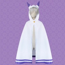 Re:Zero Kara Hajimeru Isekai Seikatsu Emilia Cosplay Cat Ears Cloak Cape... - £17.37 GBP