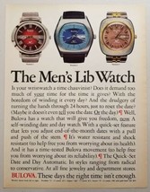 1972 Print Ad Bulova Men&#39;s Wrist Watches Versions 1, 2, &amp; 3 Men&#39;s Lib Watch - £8.77 GBP