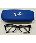 Ray-Ban RB1531 3803 Eyeglass Frames 48-16-130 Black w/ Blue Case Unisex - $561.98 MXN