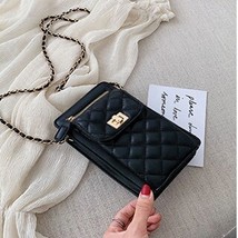 MSGHER Shoulder Bags Women Summer Female Chain Small Bags Casual s Lattice Saddl - £19.91 GBP
