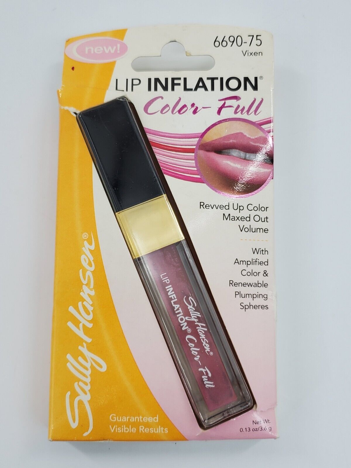 Sally Hansen Lip Inflation Color Full Maxed Out Volume 6690-75 Vixen New - $34.99