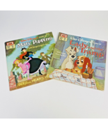 Walt Disney Read Along - Vintage Book Lot of 2 Lady and the Tramp &amp; Mary... - $13.63 CAD