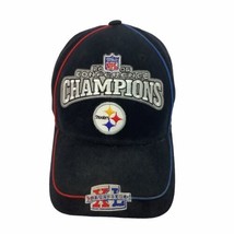 Reebok 2005 NFL Conference Champions Pittsburgh Steelers Navy Blue Baseball Cap - $18.80