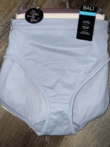 Bali ~ 3-Pair Womens Smoothing Hi-Cut Underwear Panties Nylon Blend ~ M/6 - £18.91 GBP