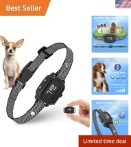 Humane No-Shock Anti-Bark Collar for Small Dogs - Adjustable Modes &amp; Wat... - $34.50