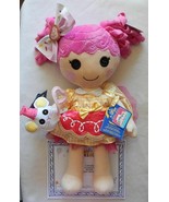 NEW Build A Bear Lalaloopsy Crumbs Sugar Cookie Doll, Dress, Hair Bow, Mouse NWT - $129.99