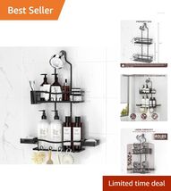 Multi-Functional Rustproof Shower Caddy - Easy Install Over Showerhead, ... - $49.45