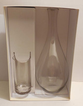 Elegant Neiman Marcus Crystal Water Carafe And Glass  NOS - £140.62 GBP